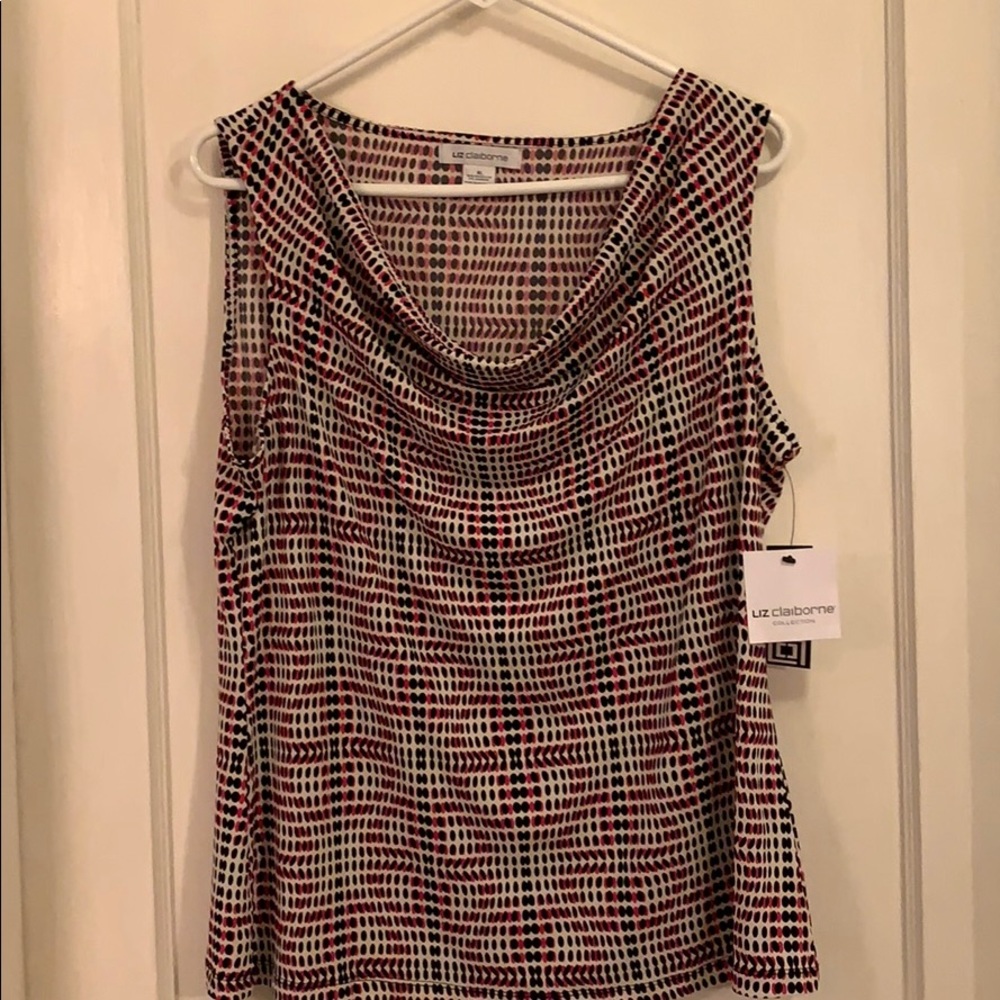 Liz Claiborne cowl neck Shell